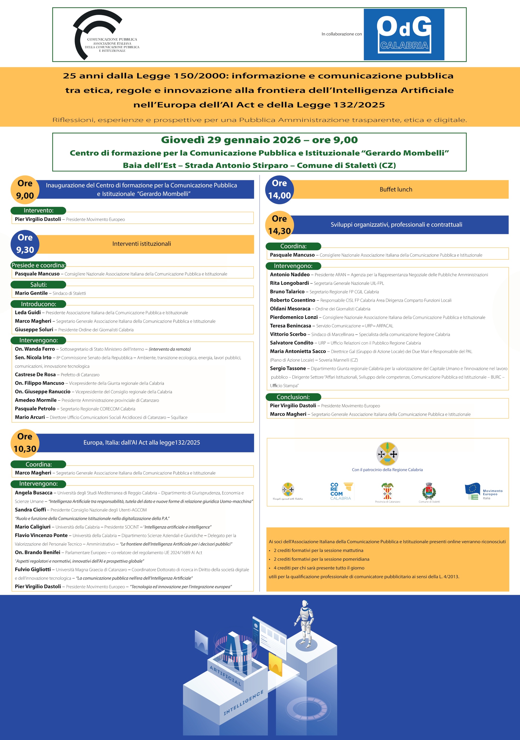  25 anni dalla Legge 150/2000